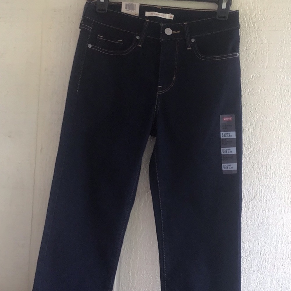 Levi’s 312 shaping slim dark blue jeans 26 x 32 Long - Picture 14 of 16